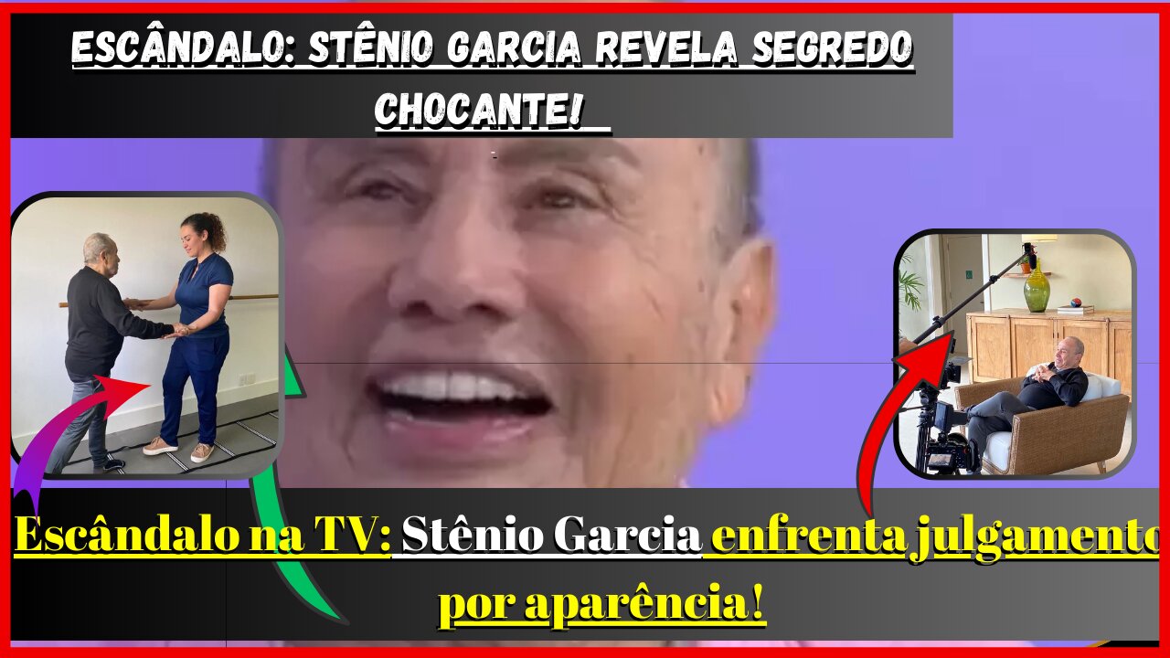 Notícia inacreditável: #StênioGarcia luta contra o preconceito na TV! Você não vai acreditar!” Uhuu.