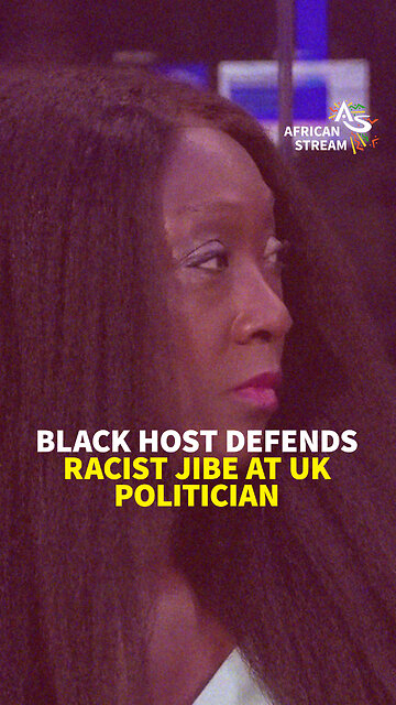 BLACK HOST DEFENDS RACIST JIBE AT UK POLITICIAN