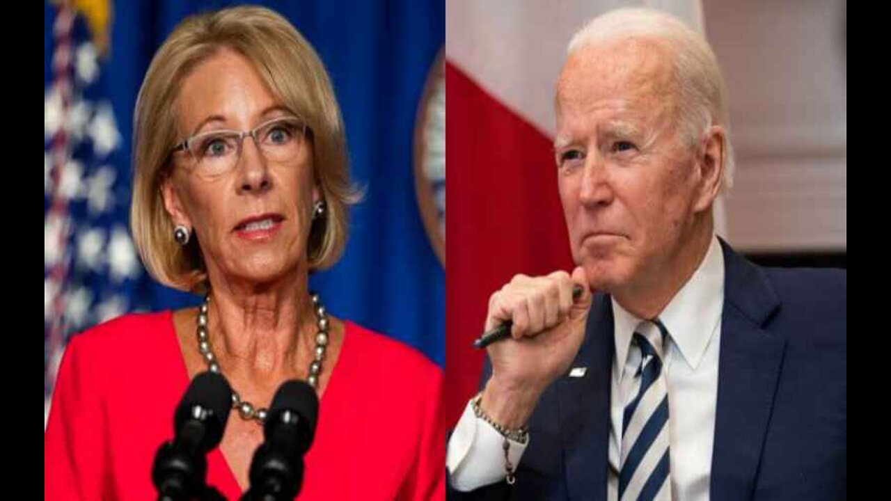 Trump’s Education Secretary, Betsy DeVos, Accuses Biden of ‘Gross’ Harassment In New Book