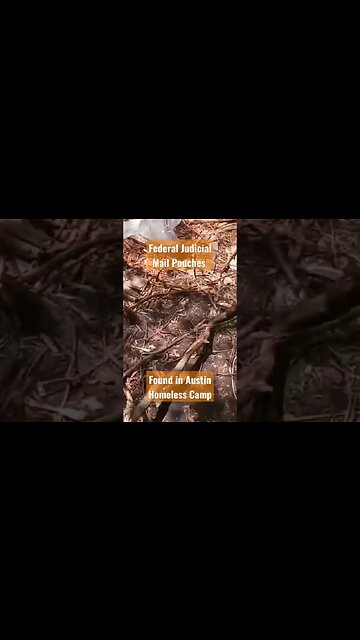 Federal Judicial Mail Pouches Found in South Austin Homeless Camp #homeless #homelessness #austin