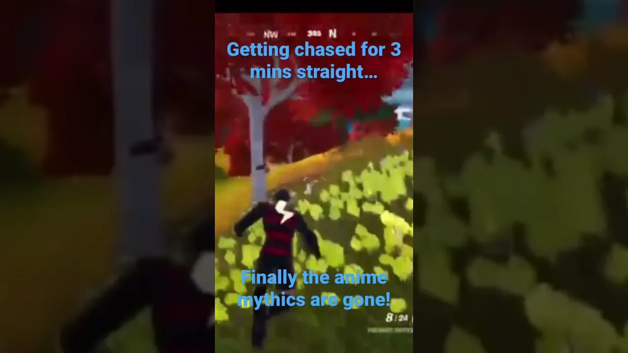 getting chased for 3 mins straight… 🤦♂️