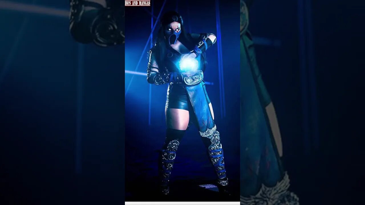 Cosplay - Sub-Zero - Versão Feminina - Mortal Kombat