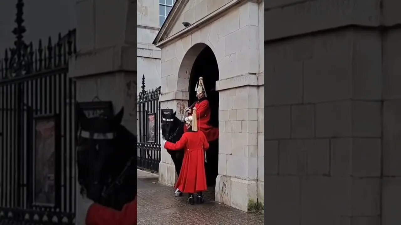 tourist told to make way 3 Times #horseguardsparade