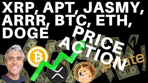 BITCOIN, ETHEREUM, DOGE, RIPPLE, APTOS, JASMY PRICE ACTION + LOOK AT A NEW LAYER 1: VECTOR SMART GAS