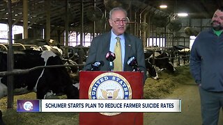 Senator Schumer shares his plan to help reduce suicide rates among farmers