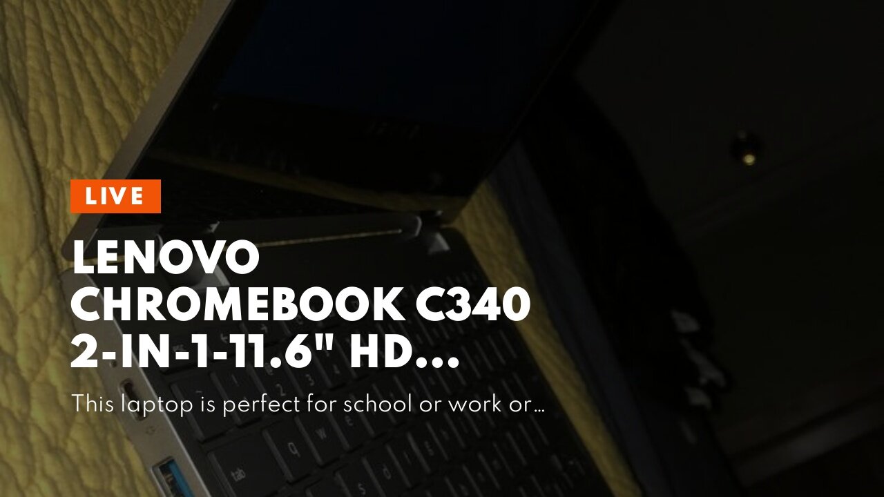 Lenovo Chromebook C340 2-in-1-11.6" HD Touchscreen - Celeron N4000-4GB - 32GB eMMC - Gray (Rene...