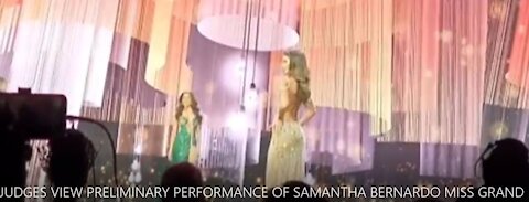 PRELIMINARY PERFORMANCE OF SAMANTHA BERNARDO MISS GRAND PHILIPPINES 2020