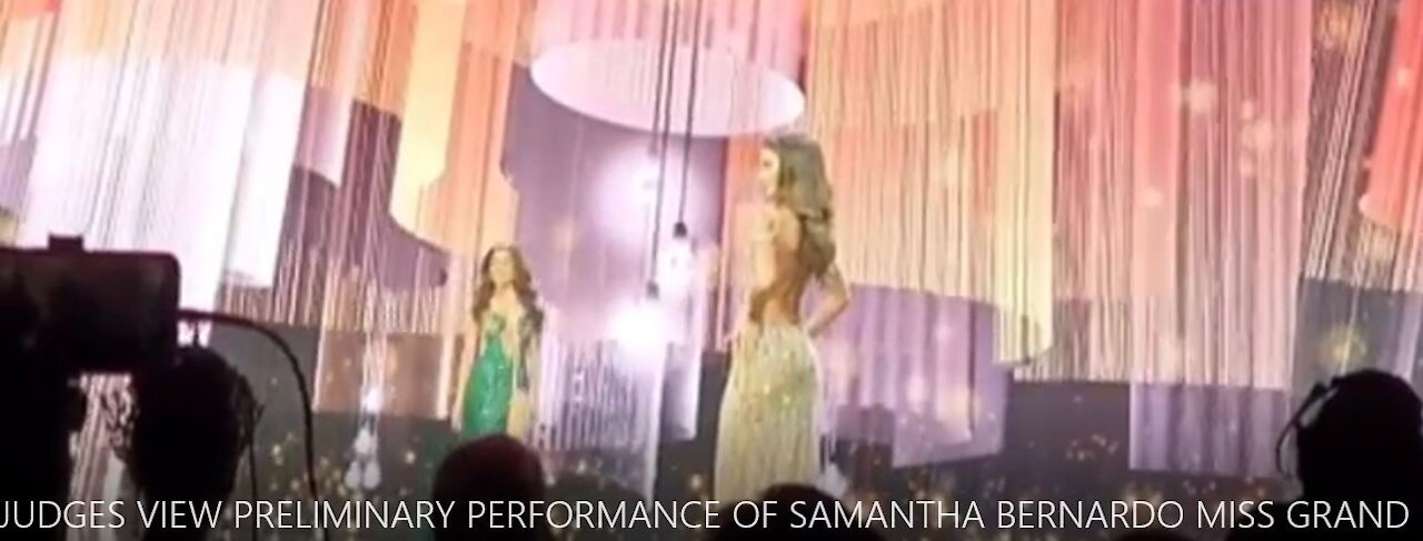 PRELIMINARY PERFORMANCE OF SAMANTHA BERNARDO MISS GRAND PHILIPPINES 2020