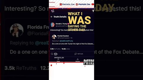 Trump AND Tucker?! #maga #trump #tuckercarlson