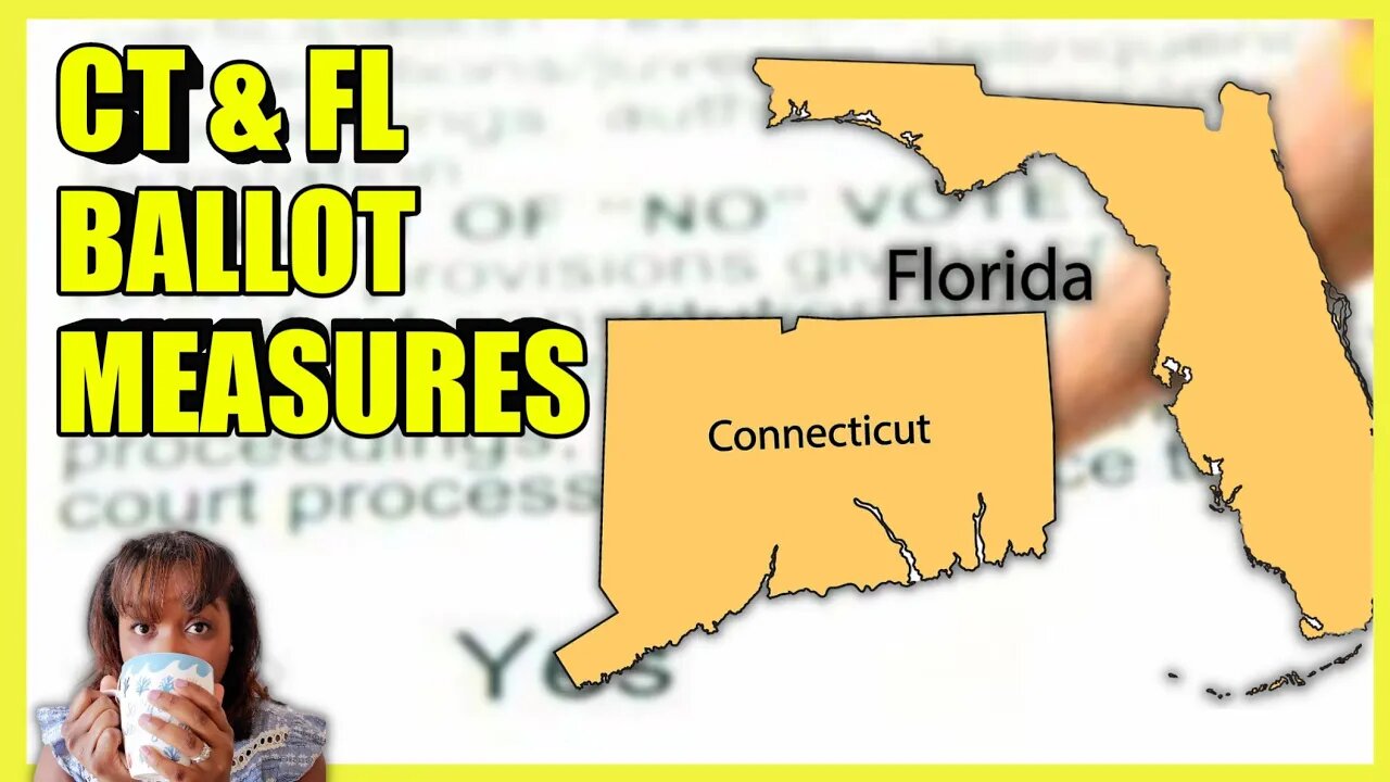 Connecticut & Florida BALLOT Measure RESULTS 2022 (clip)