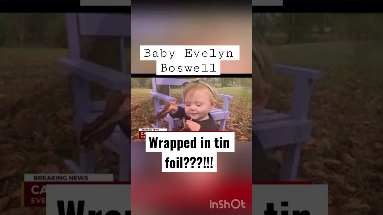 Shocking: testimony revealed baby Evelyn Boswell was wrapped in tin foil #shorts #meganboswell