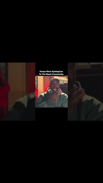 Kanye West apologizes to ‘Black people’ for the George Floyd comments.” 😳