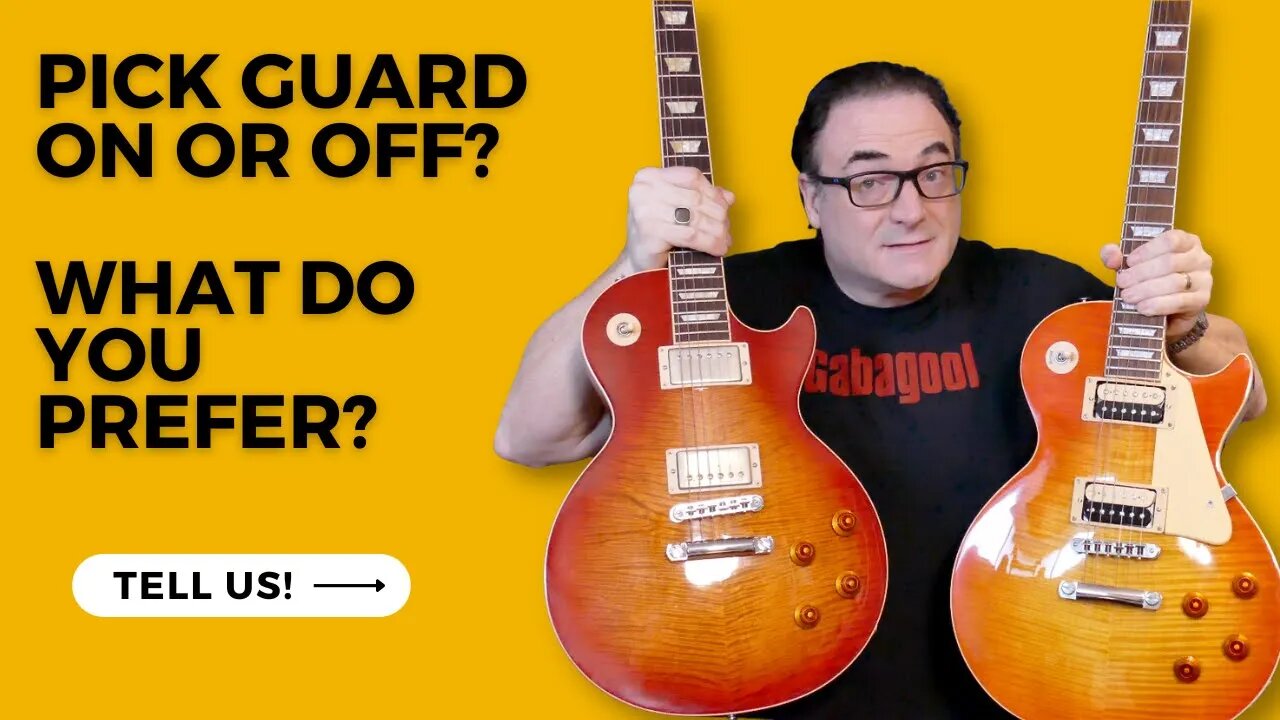 Gibson Les Paul Pickguard On Or Off? What Your Choice Says About You!