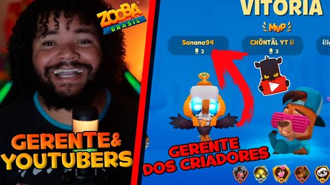 Joguei com o GERENTE da COMUNIDADE de CRIADORES Zooba @ChontalGamer @magnificentsuspects