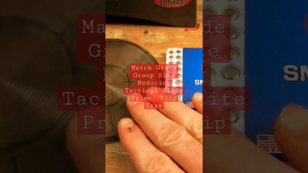 Introducing The Match Grade Group Size Reducing Tactical Elite Primer Flip Tray For Reloading
