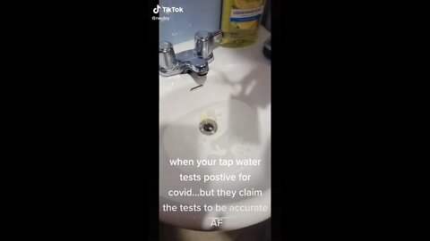 Tap water vs COVID test