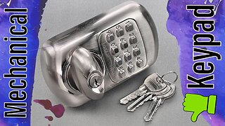 [1579] New Elemake Mechanical Keypad Deadbolt Picked