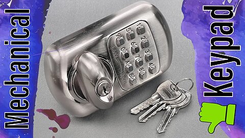 [1579] New Elemake Mechanical Keypad Deadbolt Picked