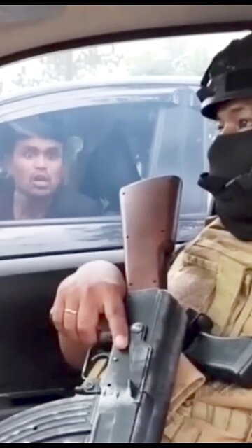 Argument with a soldier 💀