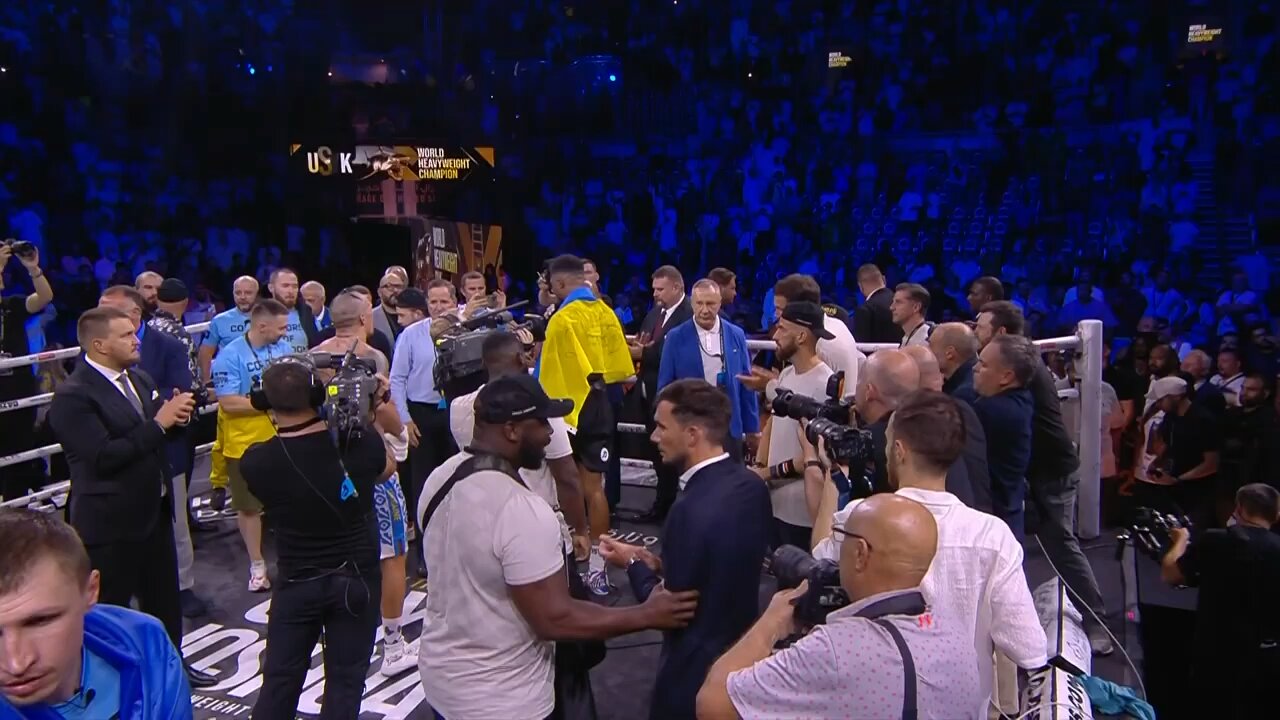 Anthony Joshua outburst after fight with Oleksandr Usyk