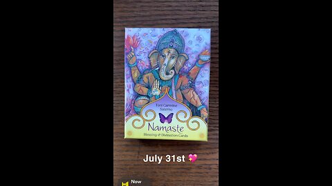 7/31/23 card: now