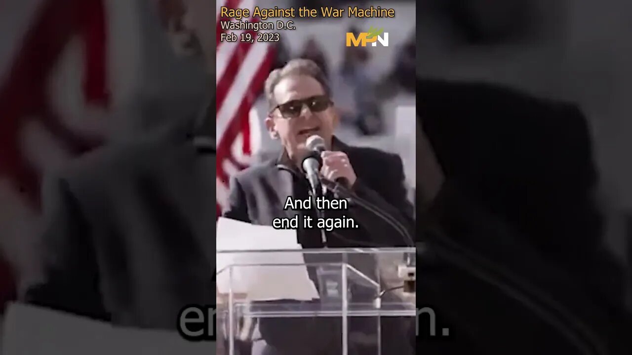 Jimmy Dore Speaks at Rage Against The War Machine in DC