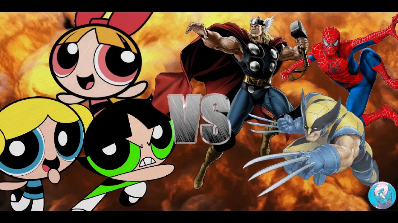 MUGEN - Request - DG Power Puff Girls VS Thor, Wolverine + Spider-Man - See Description