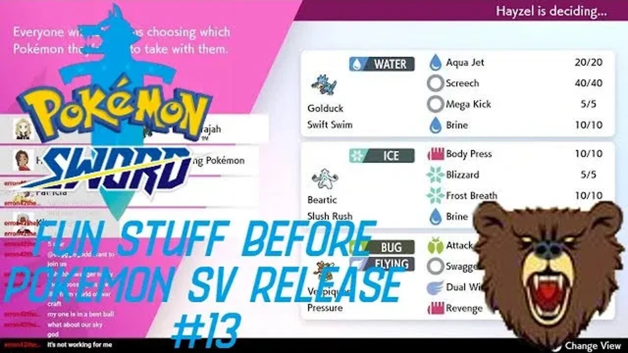 Doing Fun Stuff Before Poemon SV Release : Pokemon Sword #13