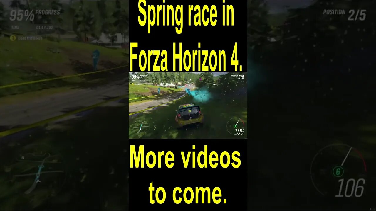 Spring race in Forza Horizon 4