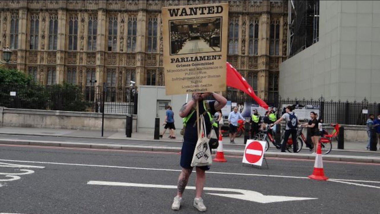 London Lockdown Protest 26th June 2021: Part 6 - Sending Parliament a message
