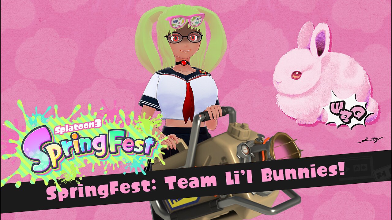 [Splatoon 3 (SpringFest)] Team Li'l Bunnies Jumps to War!