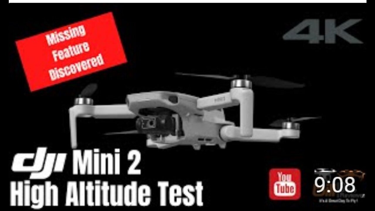 DJI Mini 2 high altitude test flight - Missing feature discovered