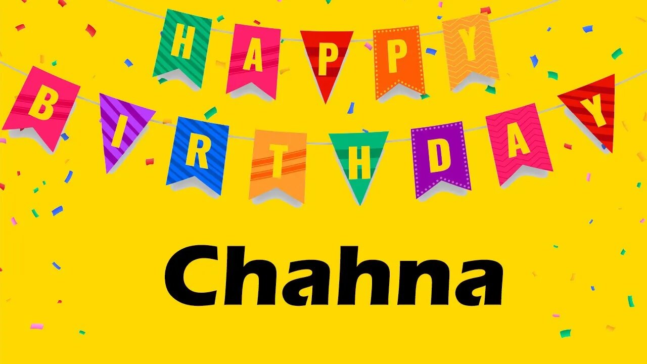 Happy Birthday to Chahna - Birthday Wish From Birthday Bash