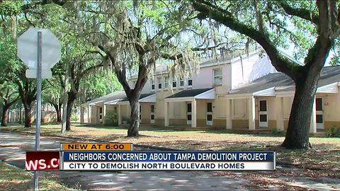 Neighbors concerned about Tampa demolition project