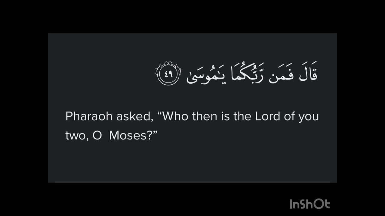 Surah TaHa Ayat 49