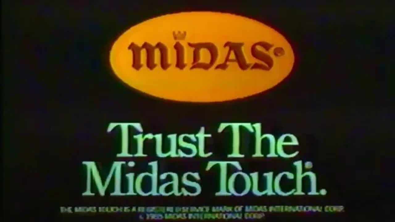 "Trust the Midas Touch" 1985 Muffler Commercial