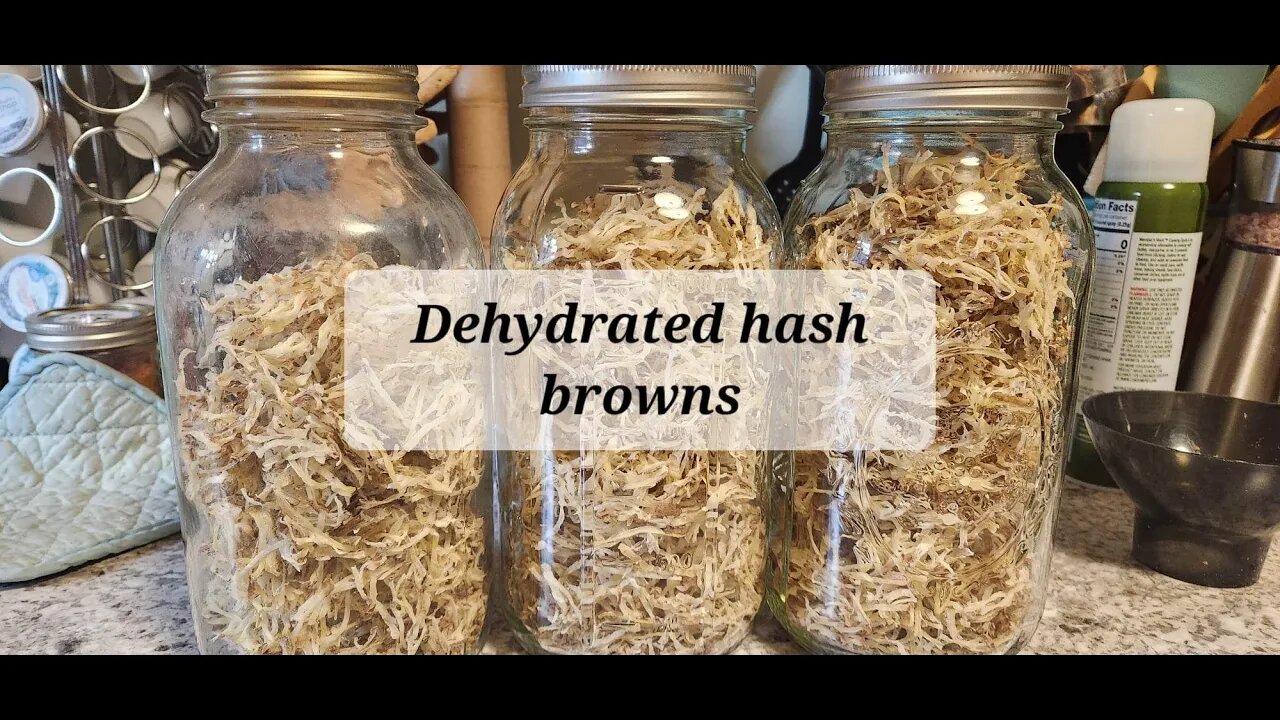 Dehydrated hashbrowns #dehydrating