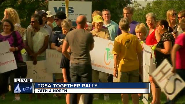 Tosa Together holds pro-peace rally condemns hate