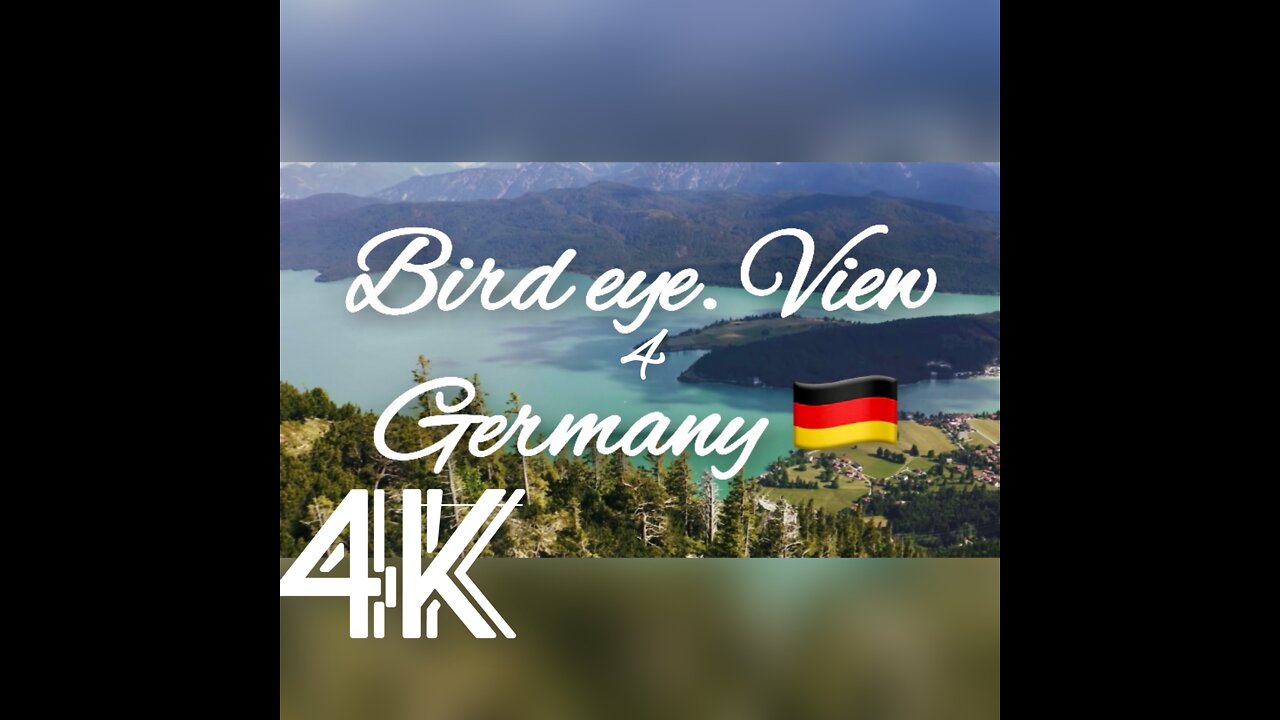 4K Bird Eye view of Germany#Mind Relaxing video and sound for peace of mind