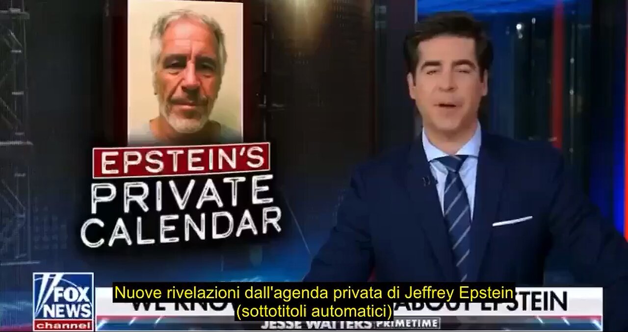 Nuove rivelazioni dall'agenda privata di Jeffrey Epstein