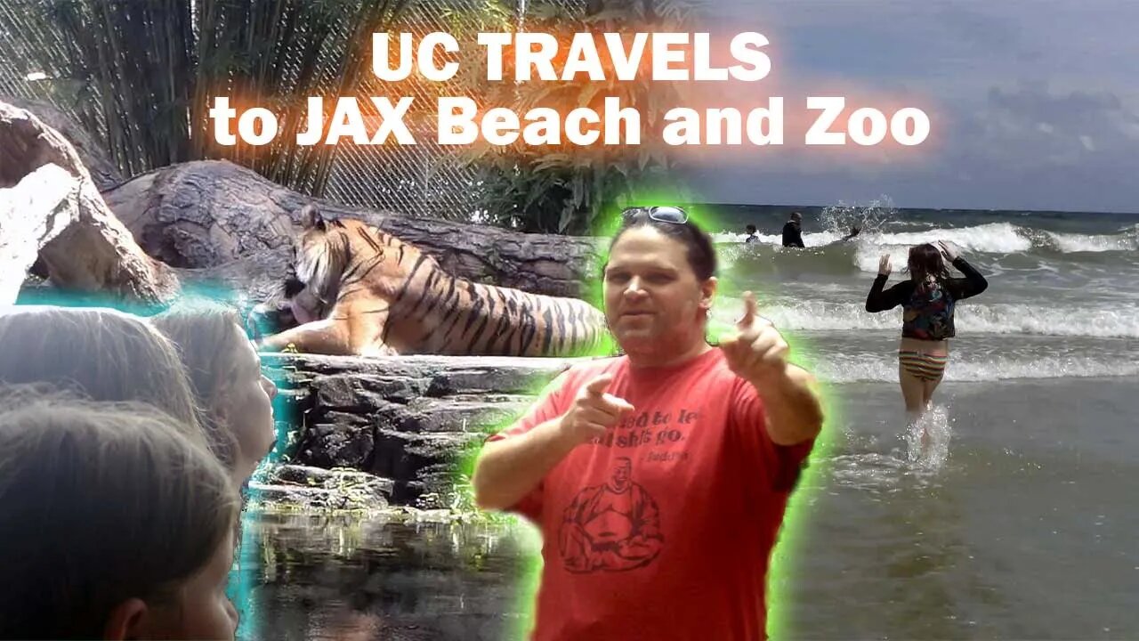 Here's How UC traveled to Jax Beach and Jax Zoo with family!