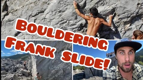 Canada Great Bouldering Spot Frank Slide