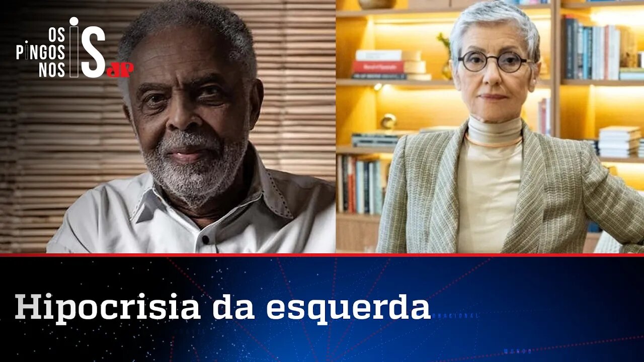 Conservadores comparam tratamento dado a Cássia Kis e Gilberto Gil