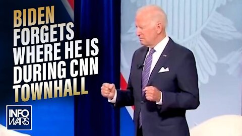 Biden has Extremely Awkward Moments and Forgets Where He Is During CNN Townhall