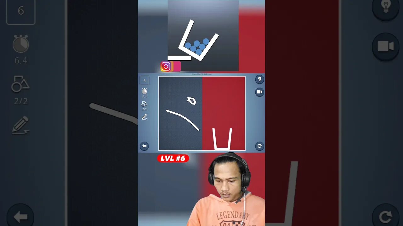 Masukkan objek kedalam gelas | Brain It On! - Physics Puzzles level 6
