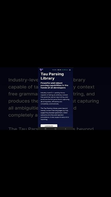 999% Maximum Parsing Capabilities 💎 #shorts #TauParsingLibrary #parsing #library