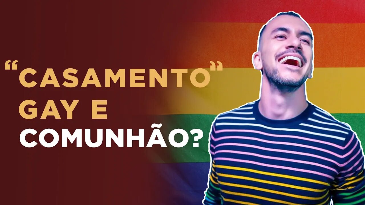 Cantor escandaliza com "casamento" gay e comunhão!