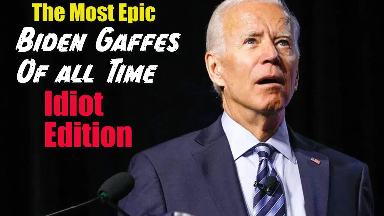 The Most Epic Mash Up Of Biden Gaffe's Of All Time