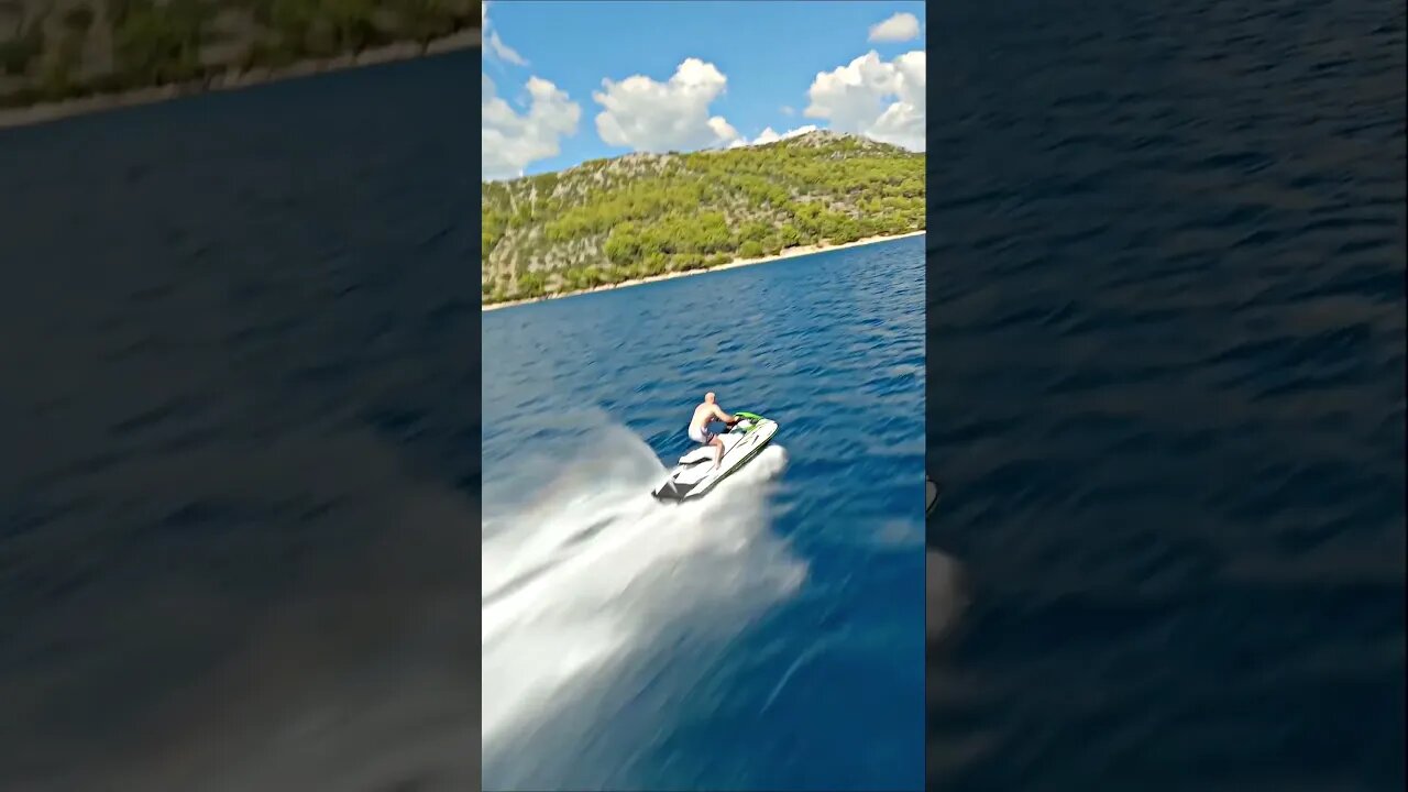 how millionaires ride a jet ski