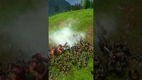 Cyclopes VS Amazonas !! | Total War - TROY #shorts #games #totalwarsagatroy